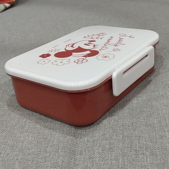 Disney Minnie Mouse Mickey Snap Lock Lunch Snack Food Container Microwave - Picture 5 of 13